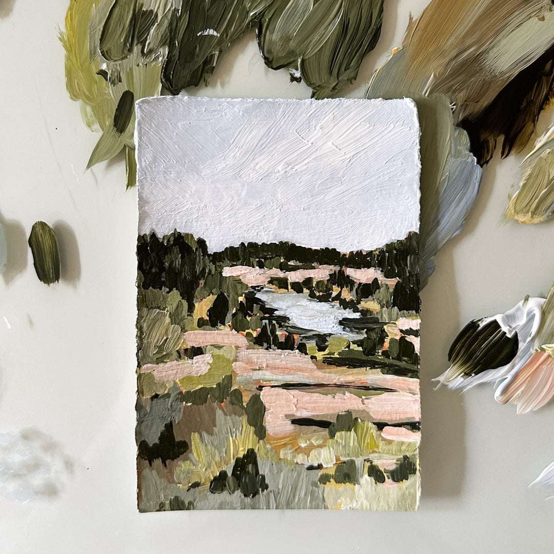 "Orcas" Tiny Landscape