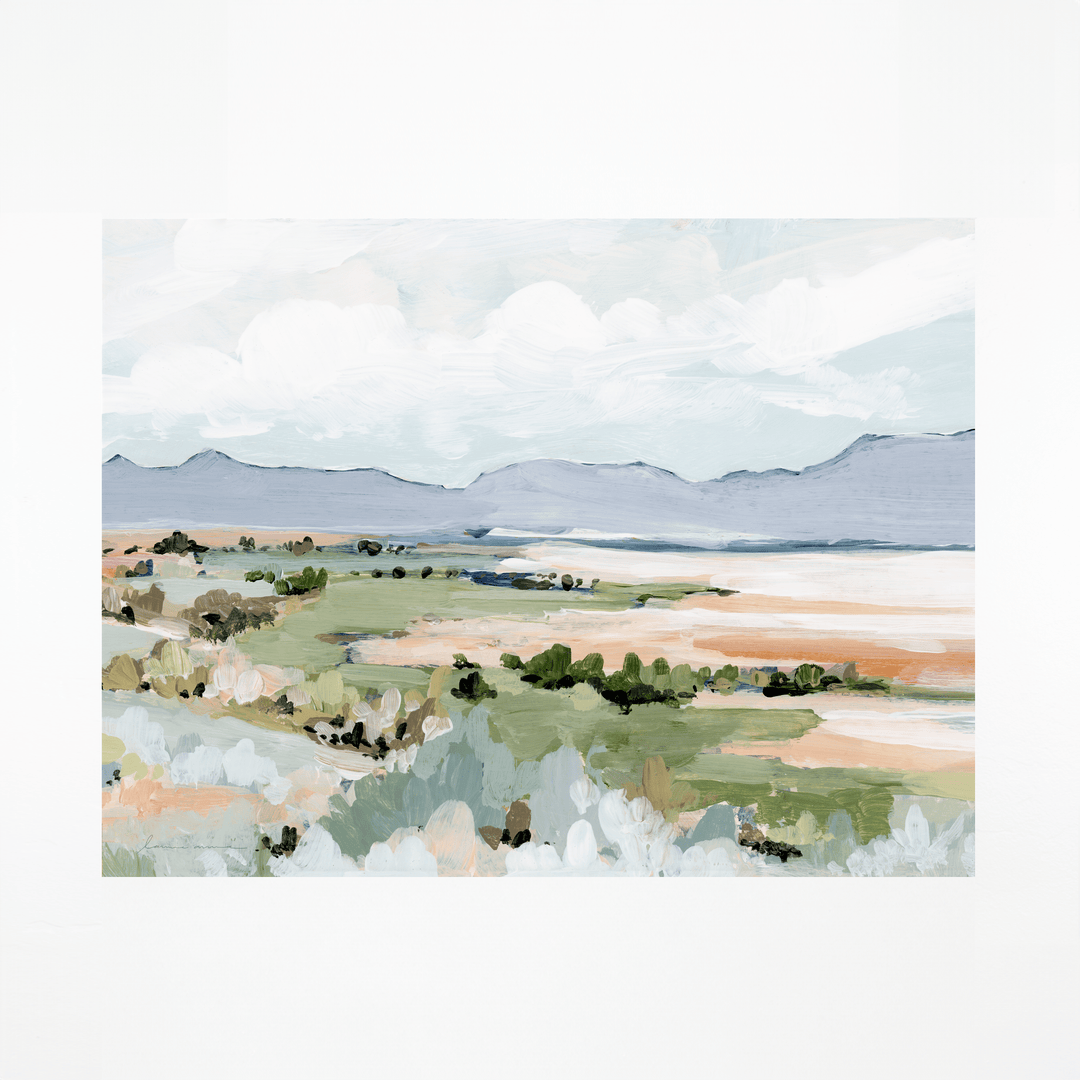 Antelope Island landscape print