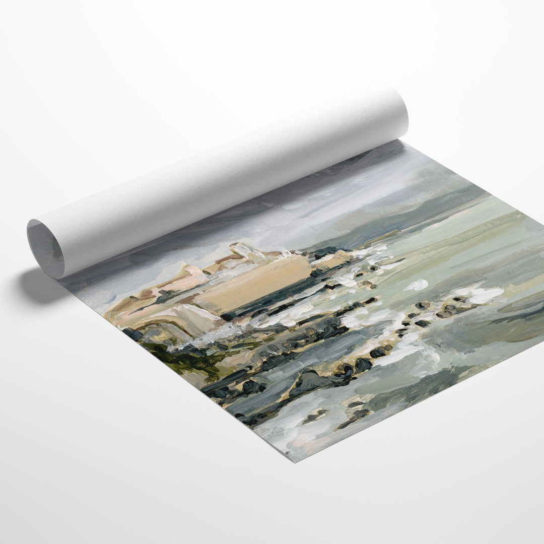Antibes Coast rolled canvas art print