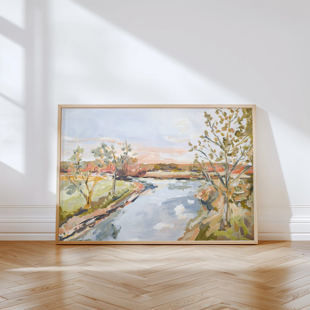 "Autumn Lake" Signed Art Print