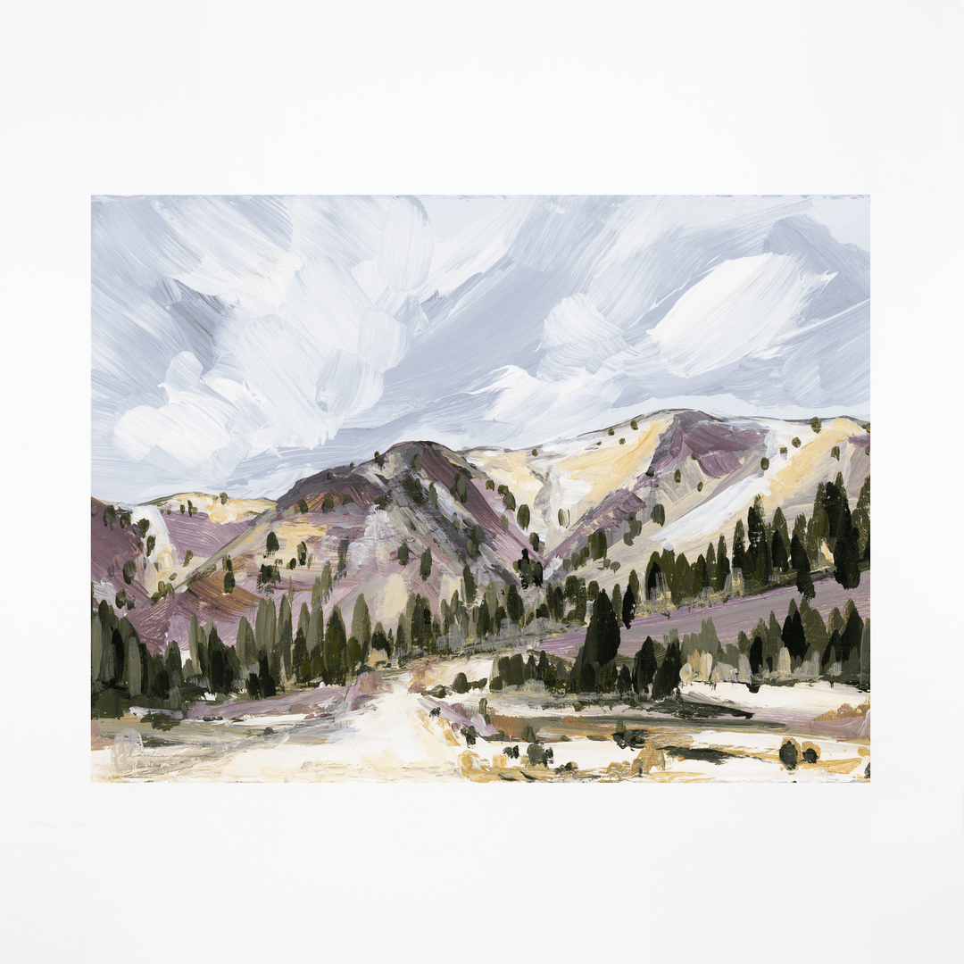 Big Cottonwood landscape print