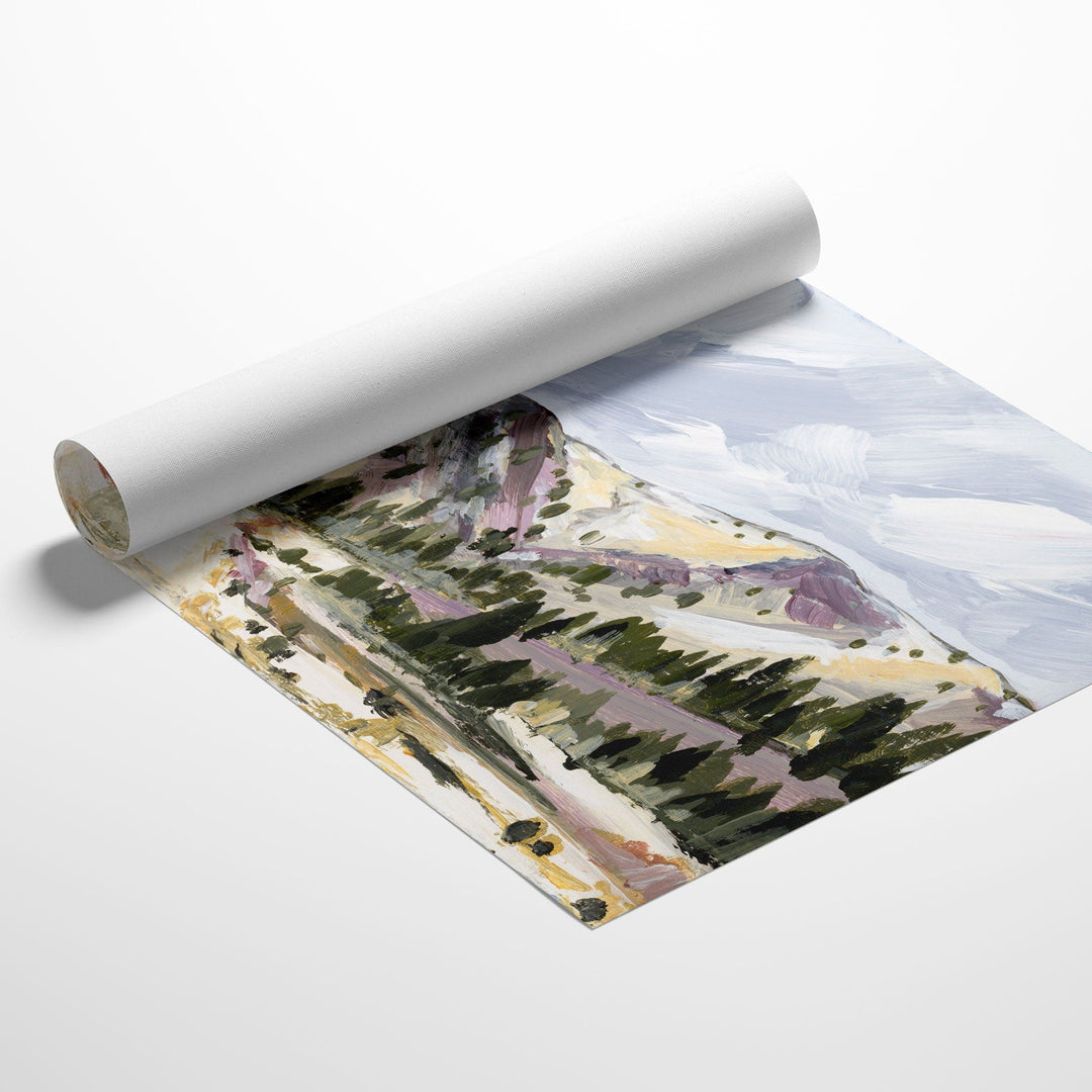 Big Cottonwood Canyon rolled canvas print