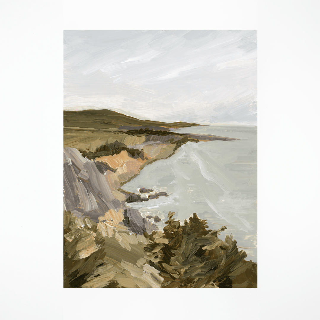 Big Sur coastal print