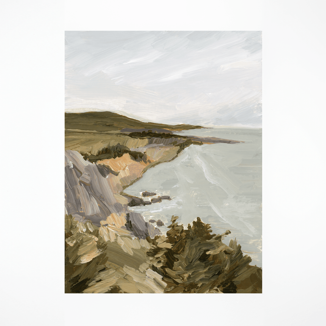 Big Sur coastal landscape print
