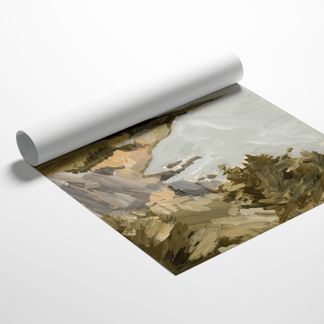 Big Sur rolled canvas art print