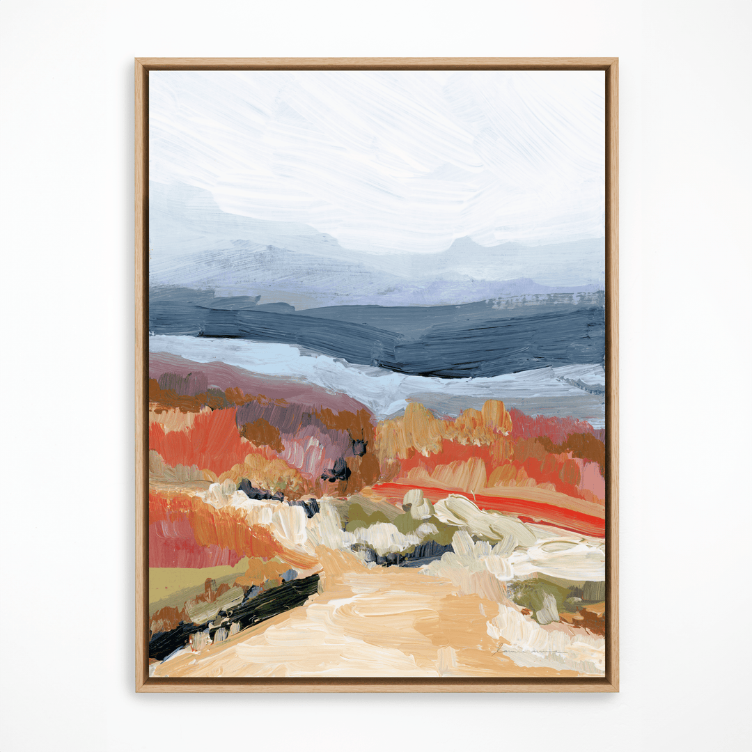 Birmingham landscape painting in natural frame