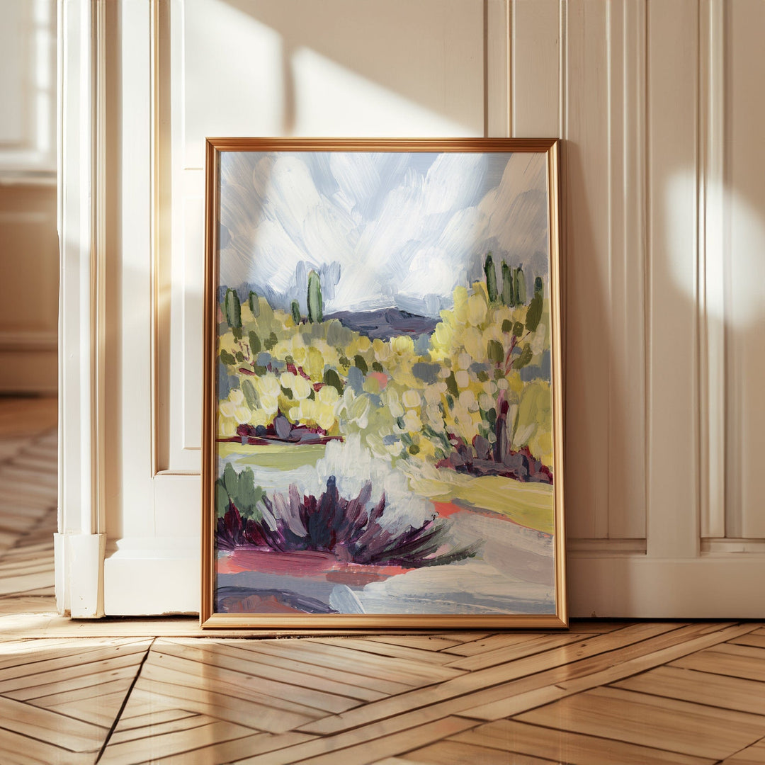 "Brush Desert II" Signed Art Print