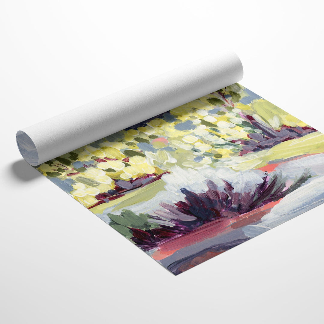 Rolled canvas print of Desert II brushstroke art