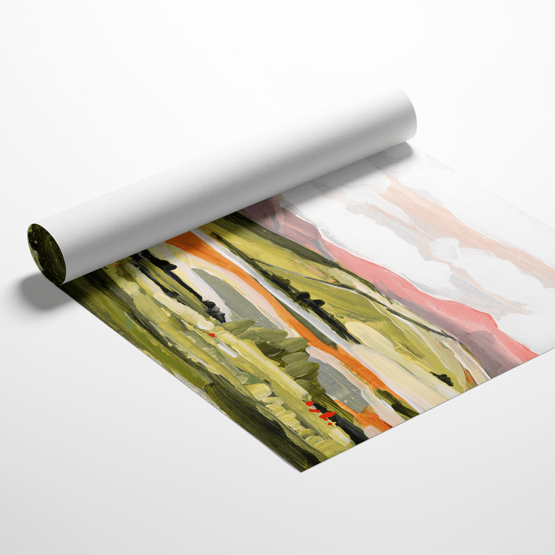 California Hills rolled canvas art