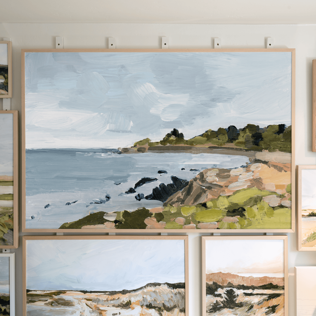 Cambria coastal landscape painting
