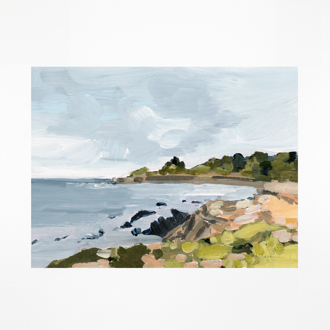 Cambria coastal landscape painting