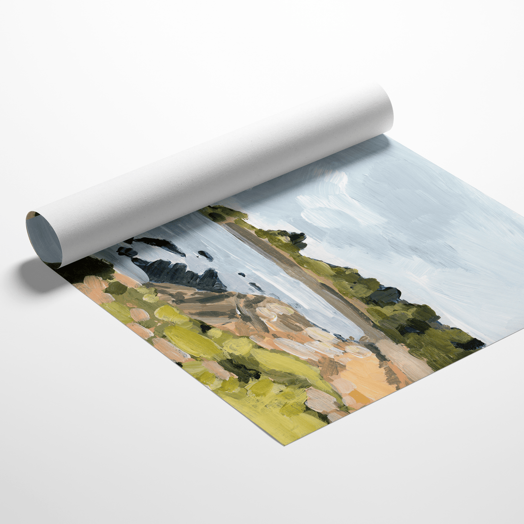 Cambria rolled canvas art print of coastal landscape