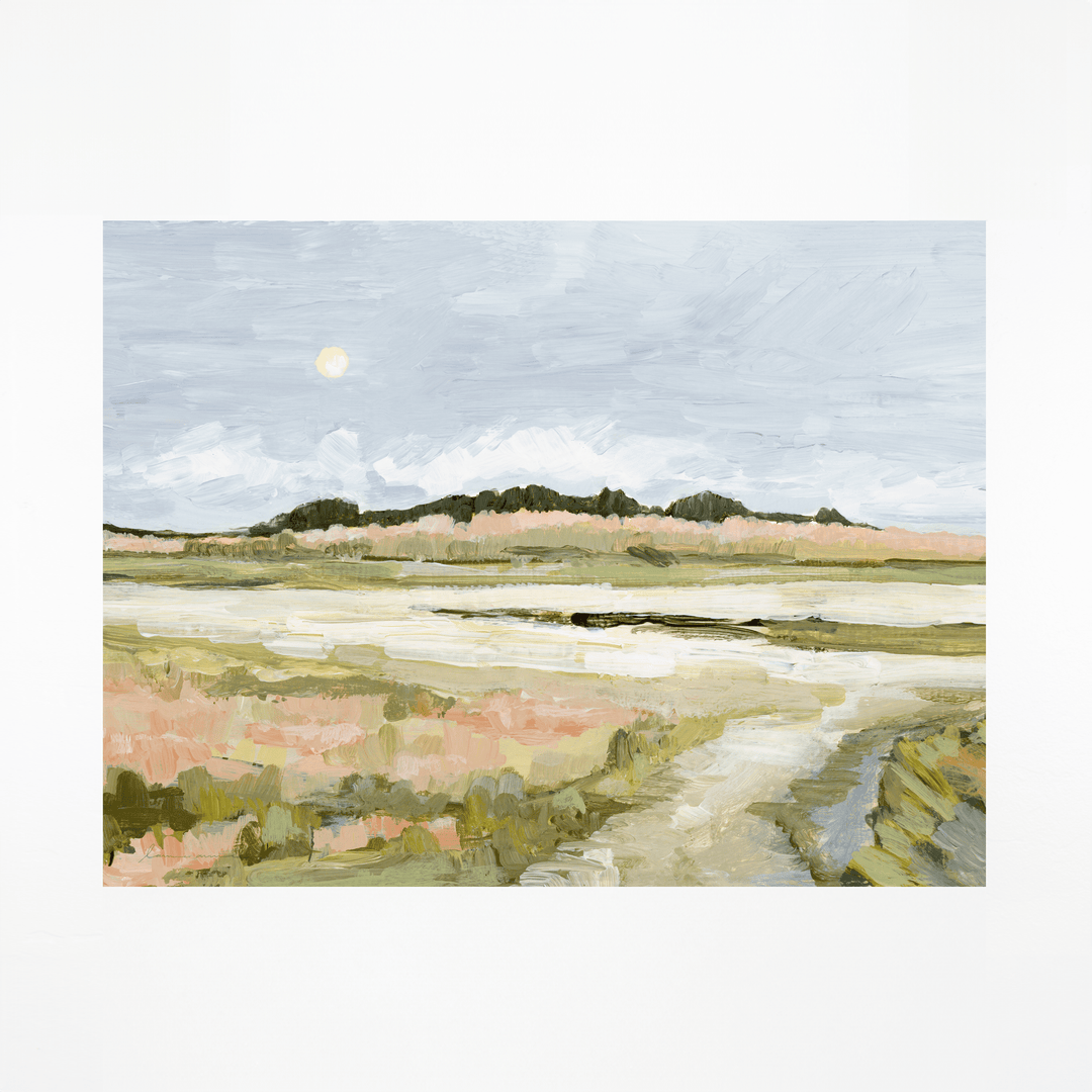 Cape Moon landscape print