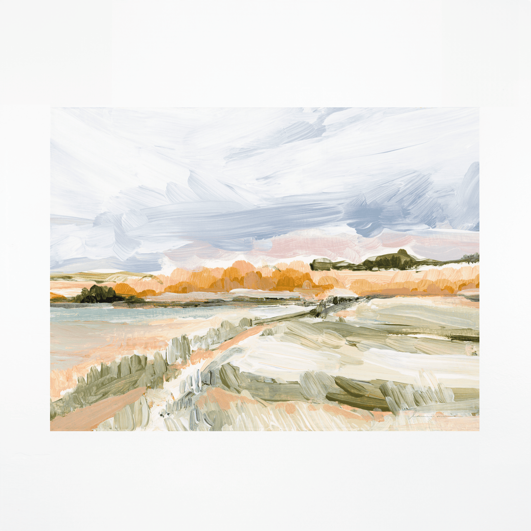Cloudy Cape landscape print