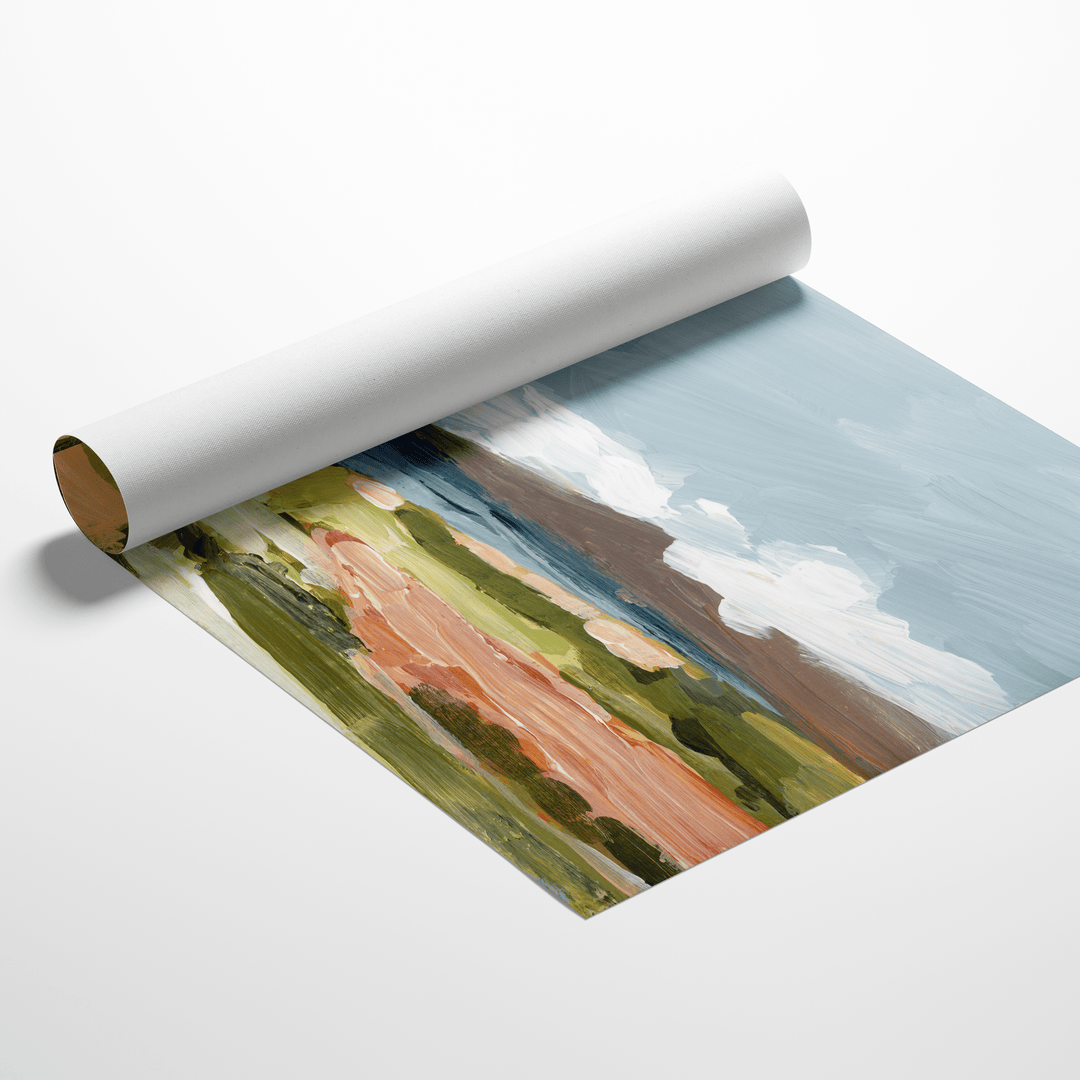 Rolled canvas print of Maui landscape painting