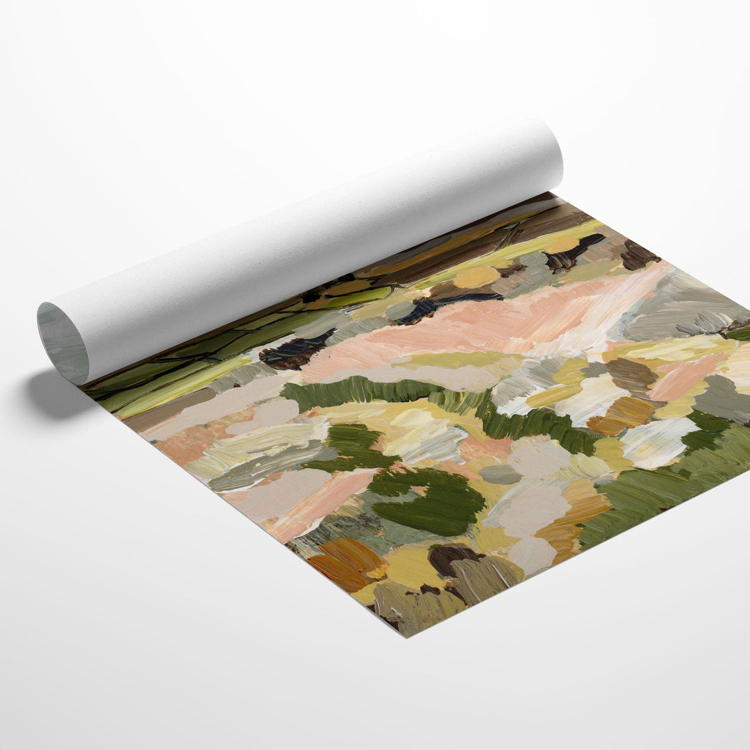 Rolled canvas print of a Cornwall landscape painting