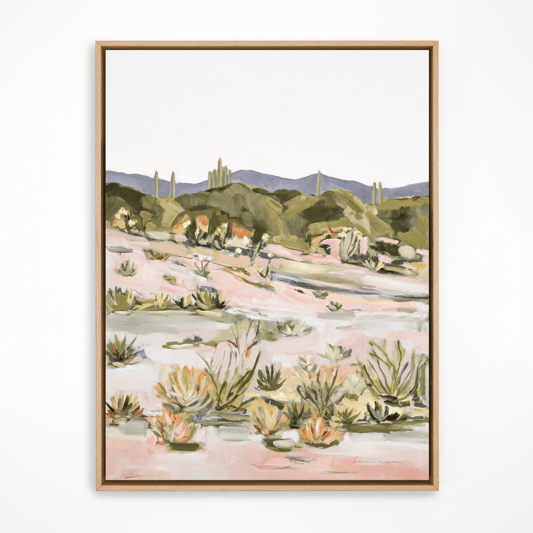 Desert Glory framed art print featuring landscape.