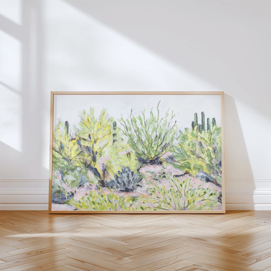 "Desert Plants" Signed Art Print