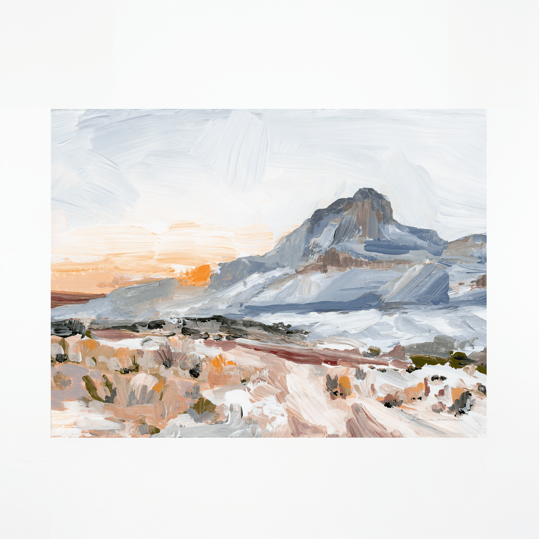 Mountain landscape painting