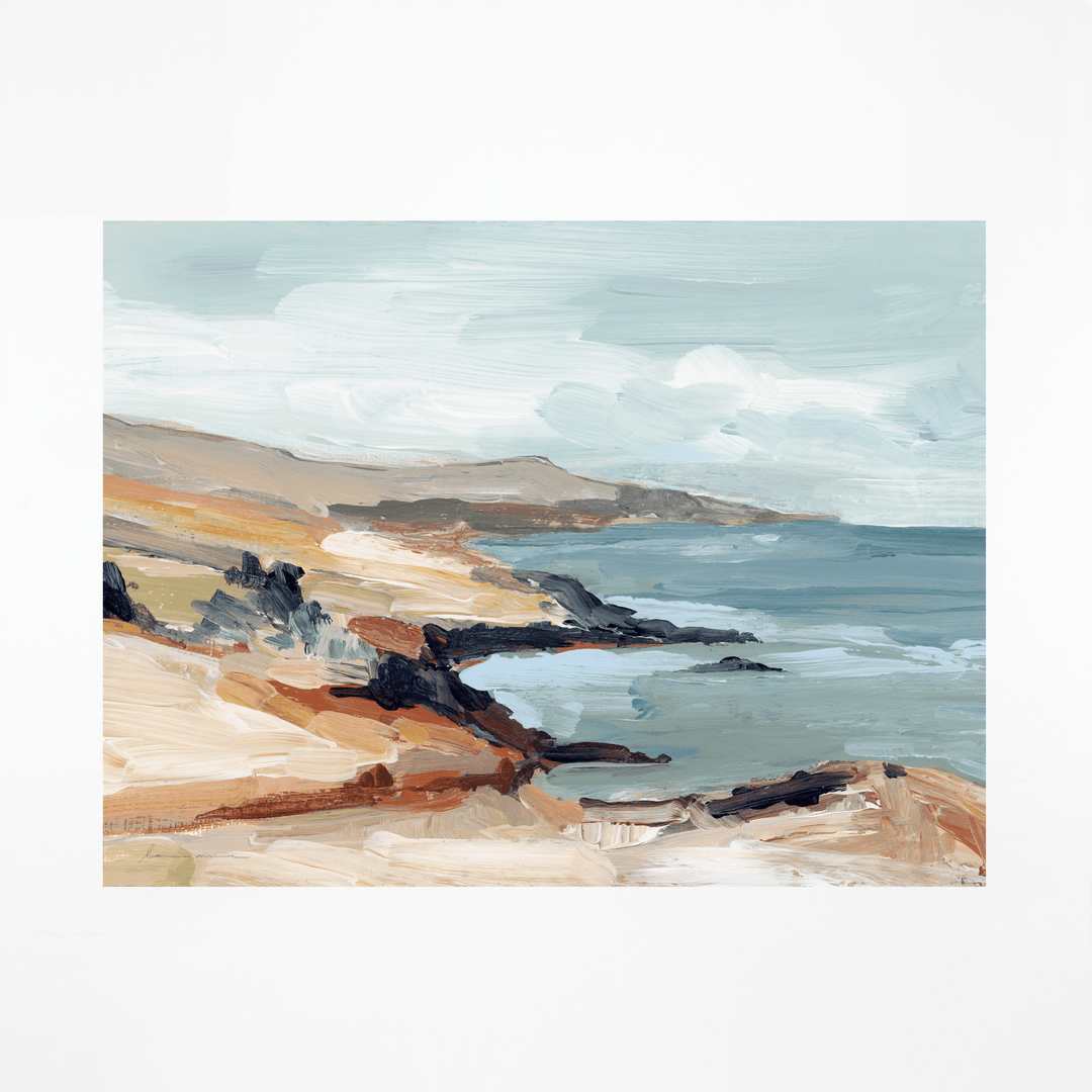 Coastal landscape painting