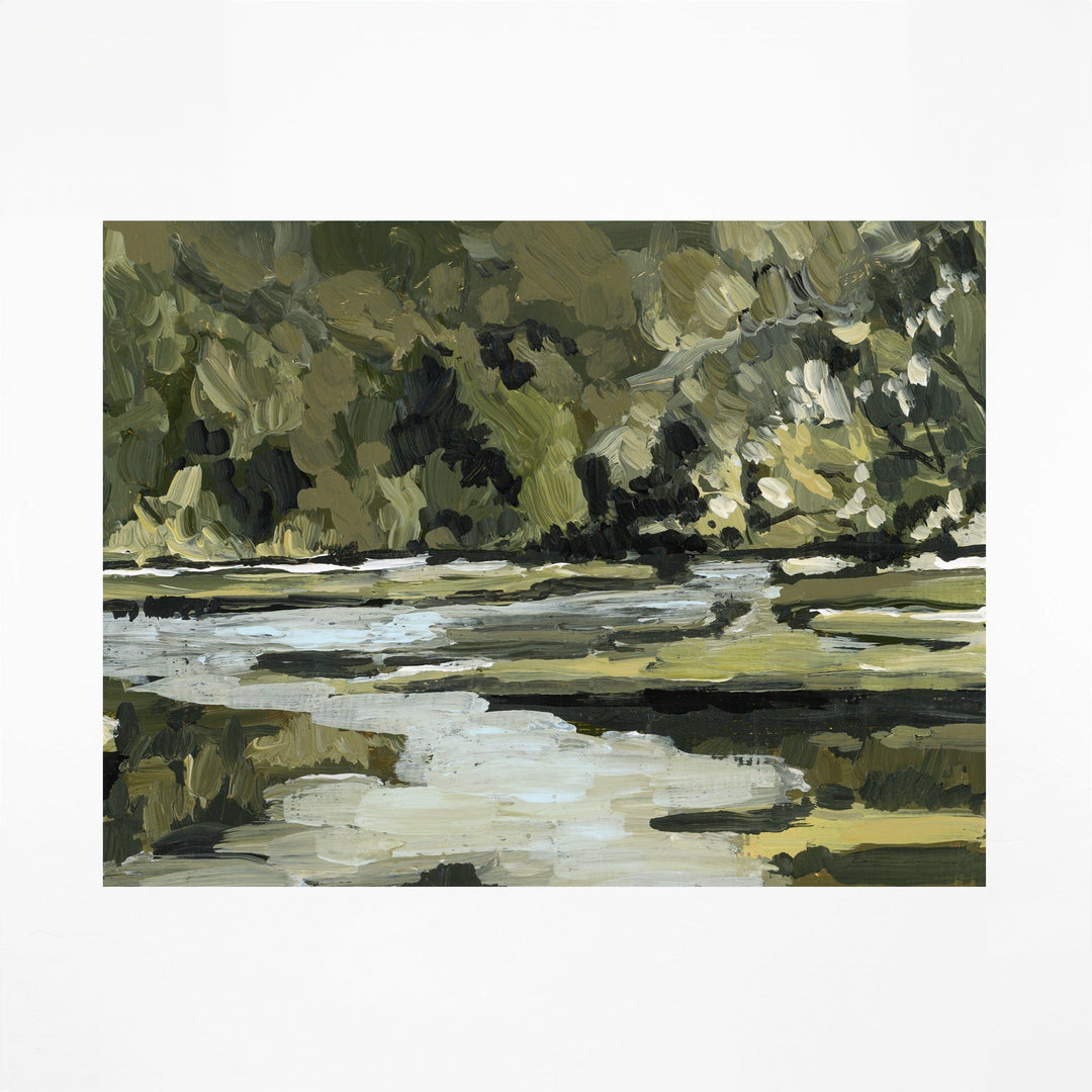 Helford river landscape print
