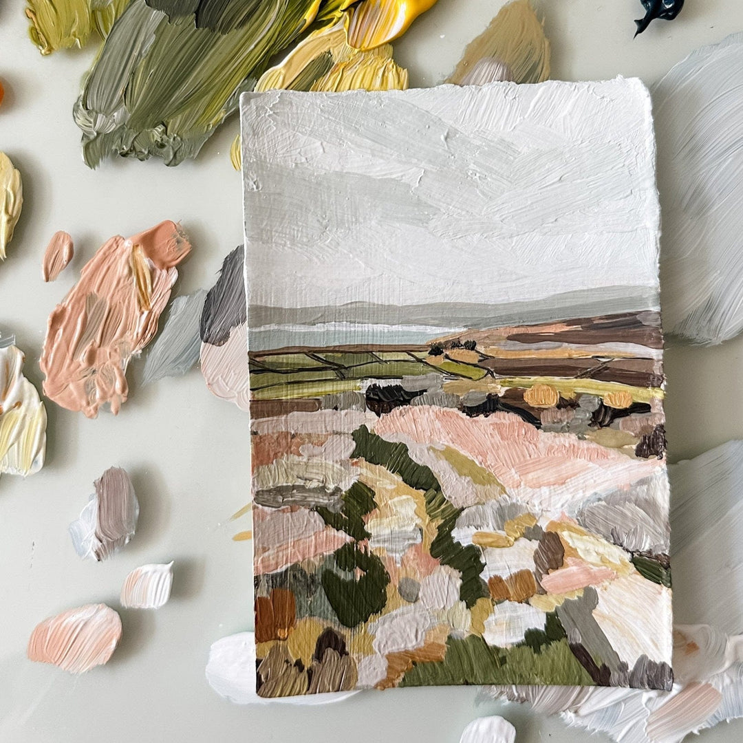 Landscape painting IMG_1073_1 with textured brushstrokes and muted tones