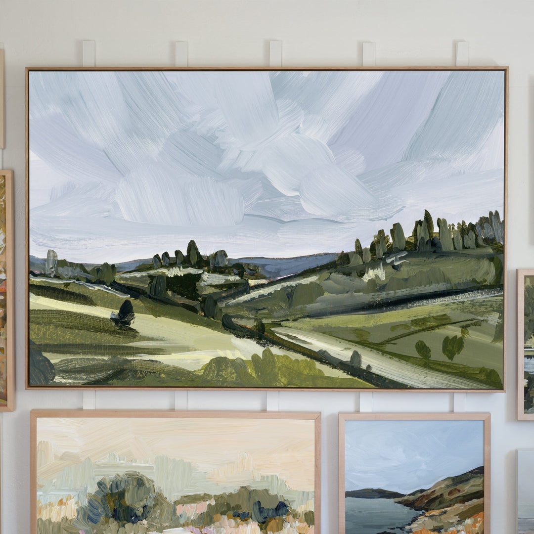 "Italian Hills" Signed Art Print