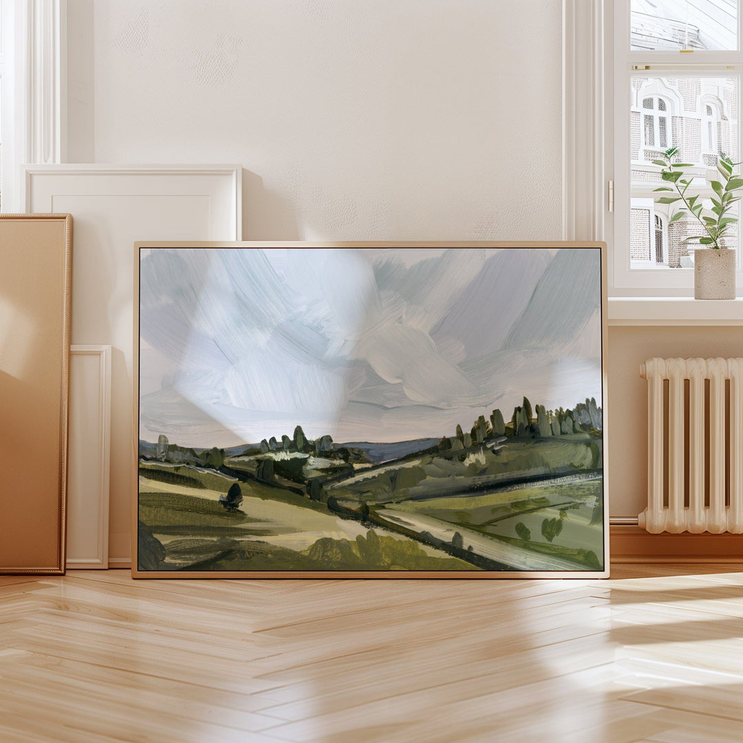 "Italian Hills" Signed Art Print