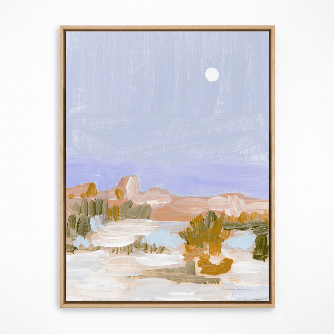 JT Moon natural frame landscape painting