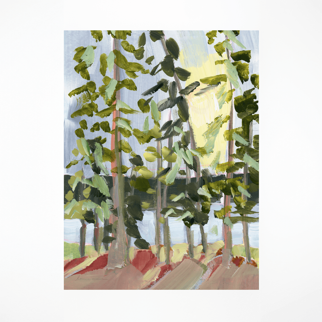 Lake Martin trees print