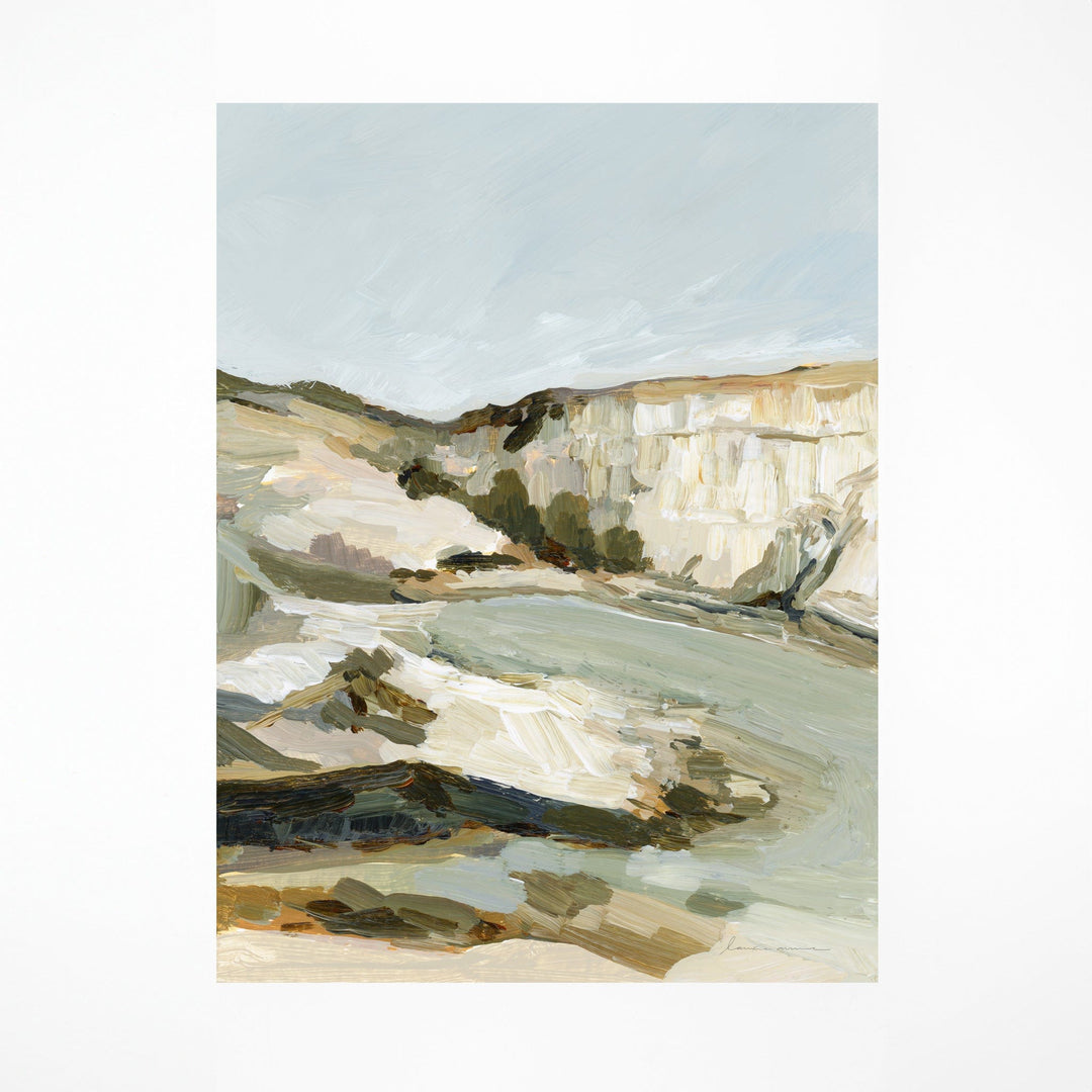 Milos landscape print