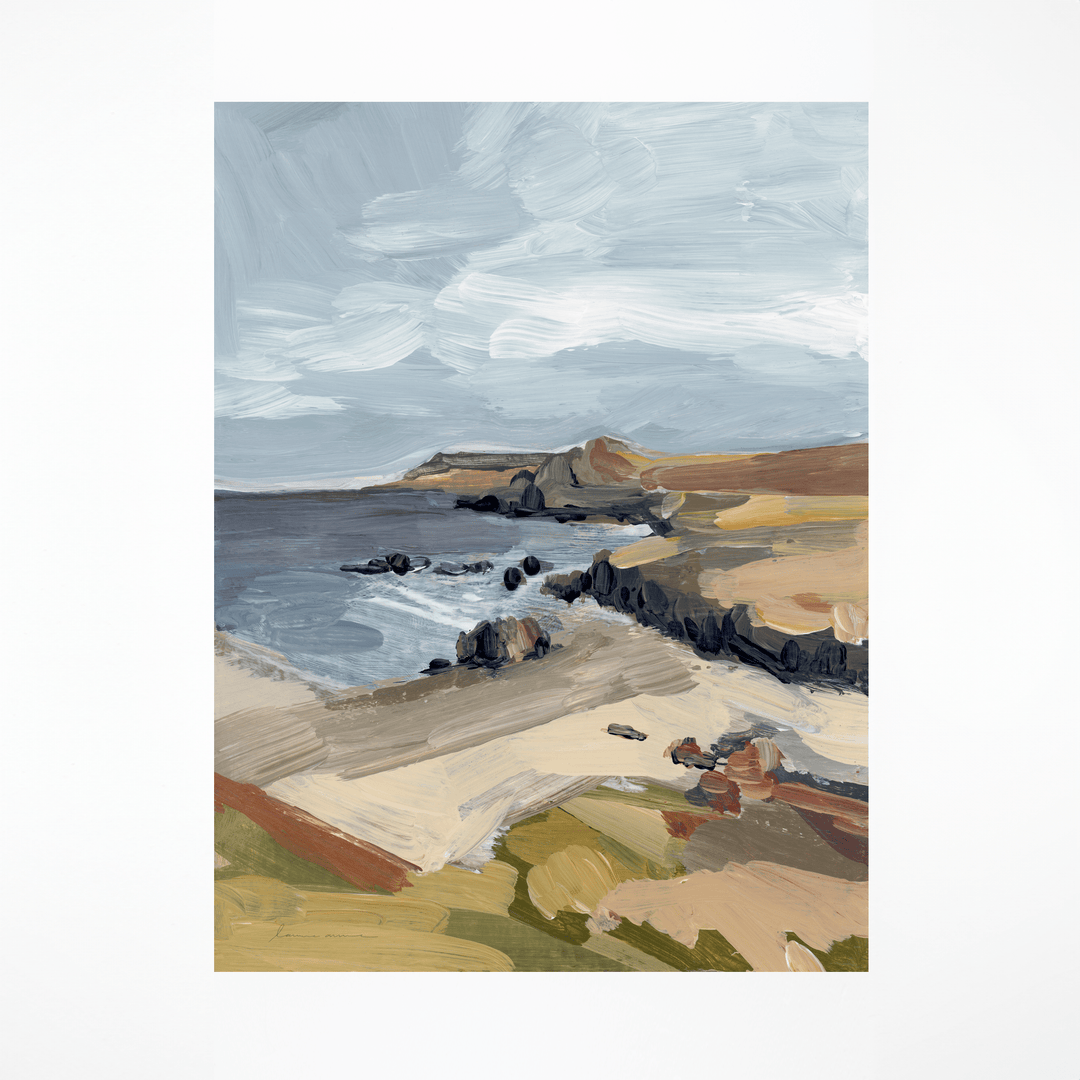 Monterey coast print