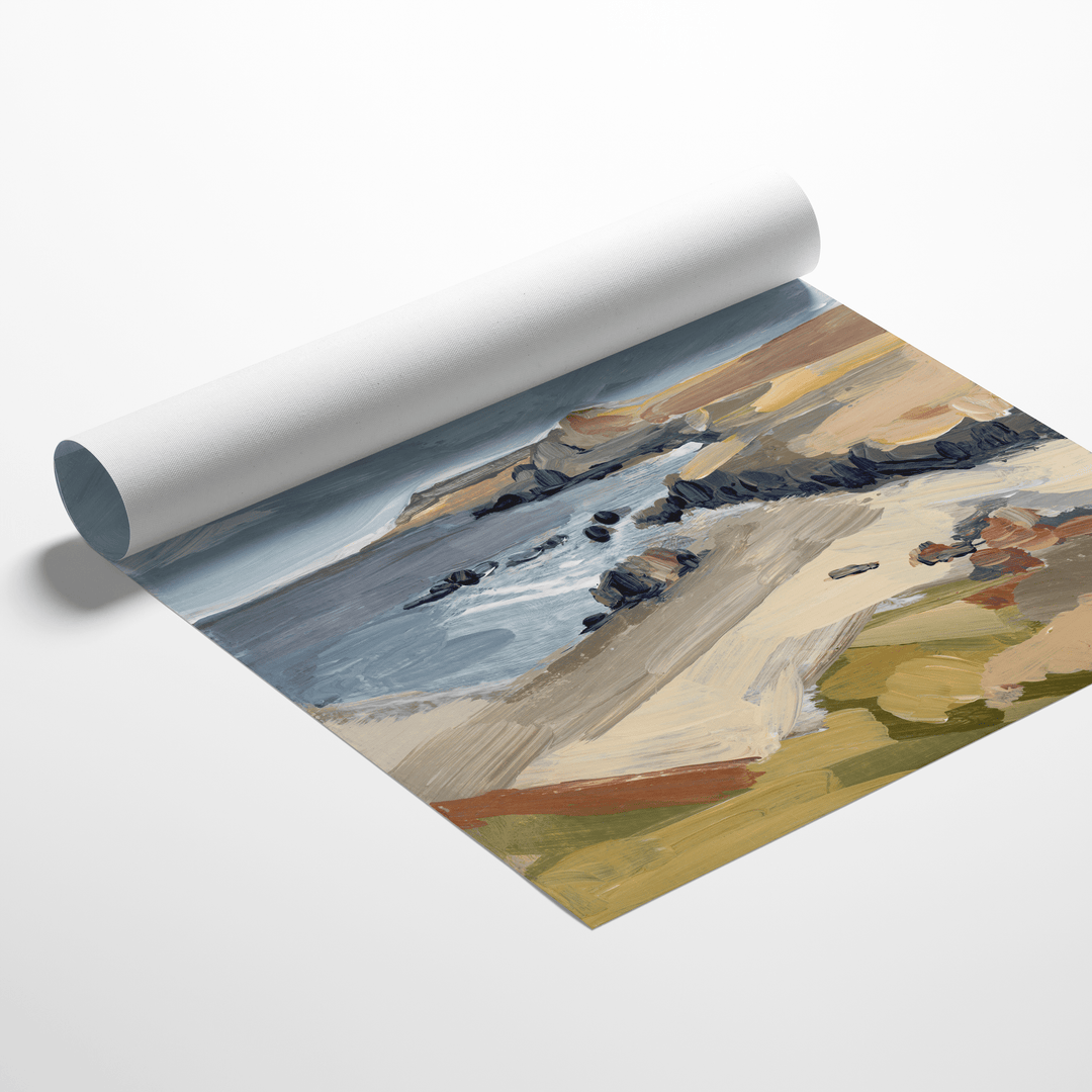 Monterey coast rolled canvas art print
