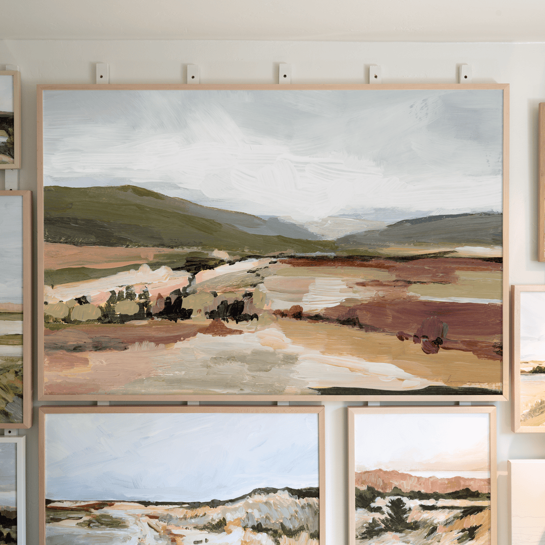 Olive Hills landscape painting