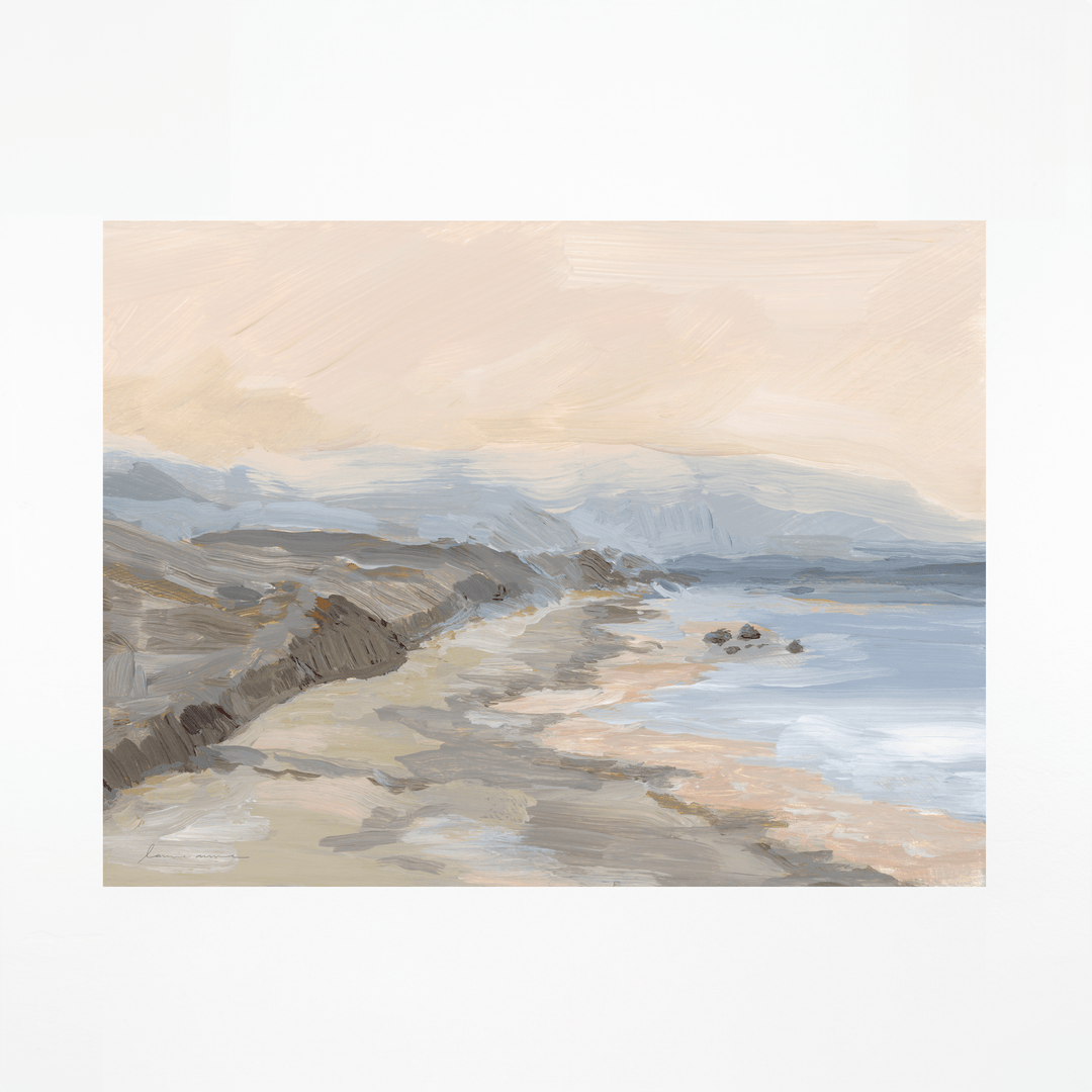Oregon Coast painting print