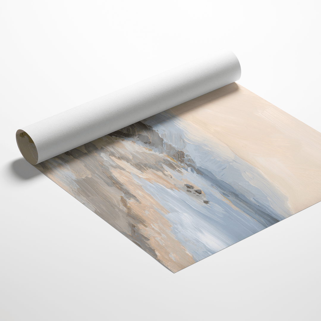 Oregon Coast abstract rolled canvas art