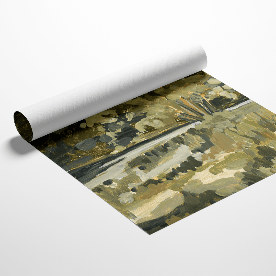 Rolled canvas print of Oregon River landscape