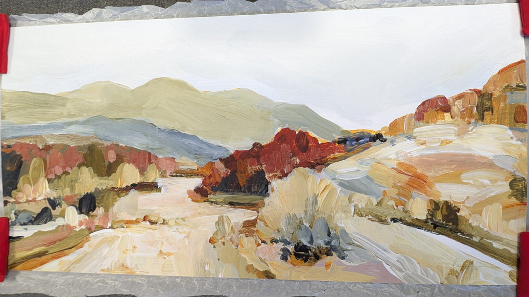 Abstract landscape painting, captured Feb 6, 2025.