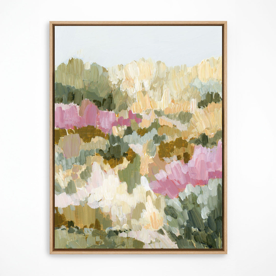 Parilio natural framed abstract painting