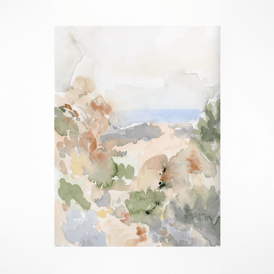 Pastel Wash watercolor landscape print