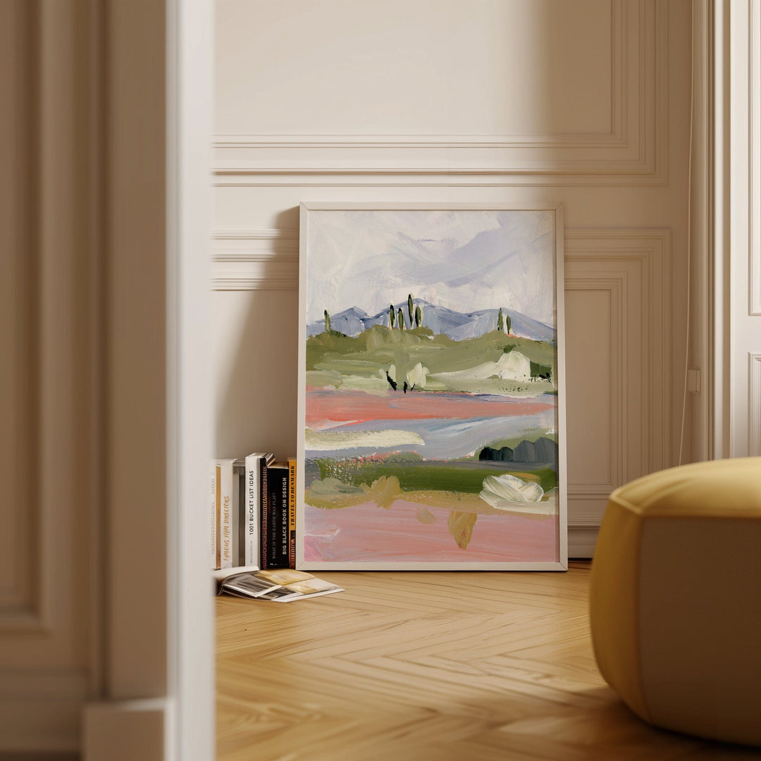 "Periwinkle Desert" Signed Art Print