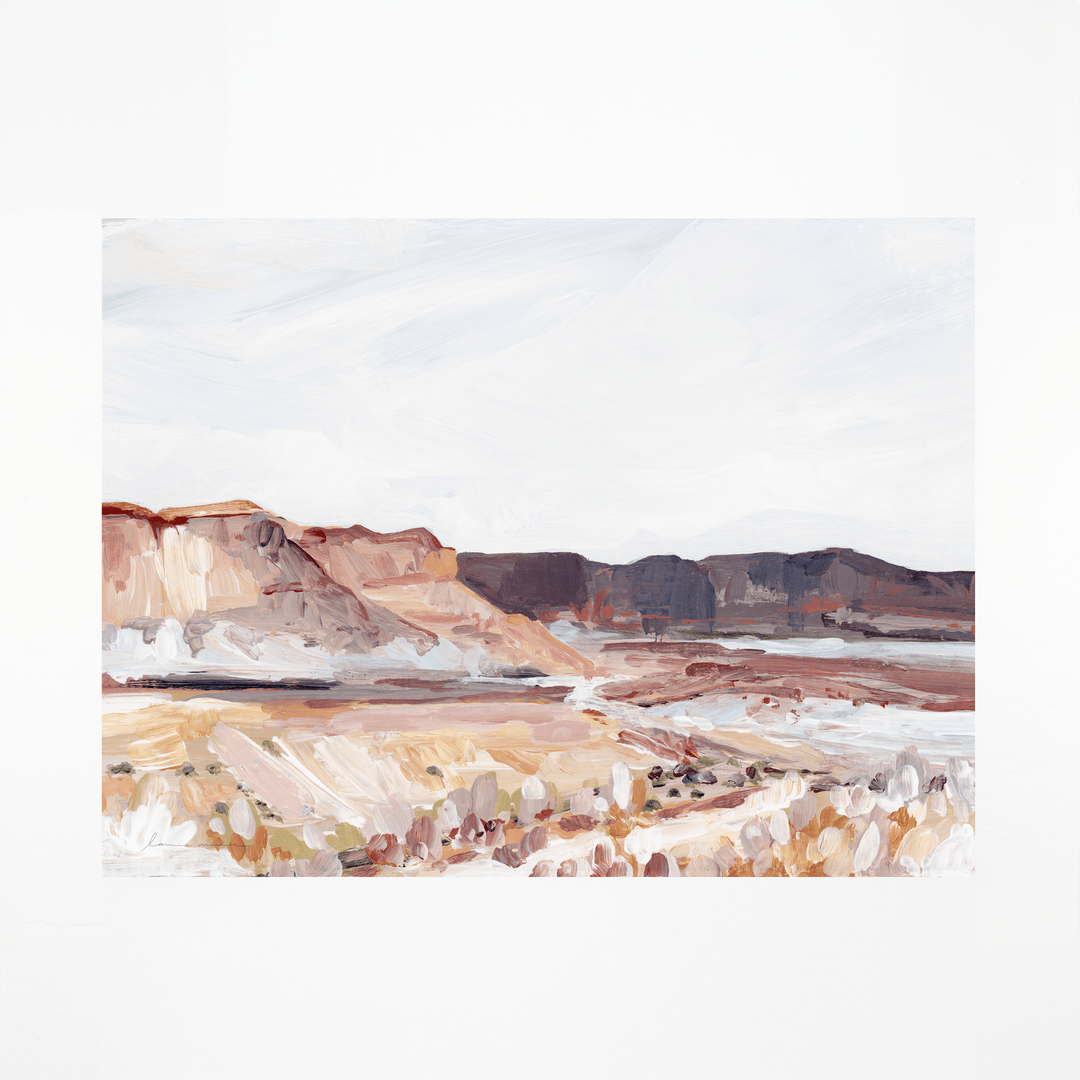 Plateau landscape print
