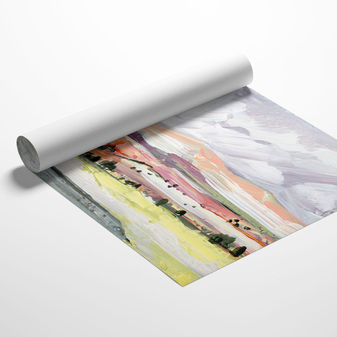 Rainbow Valley rolled canvas art print