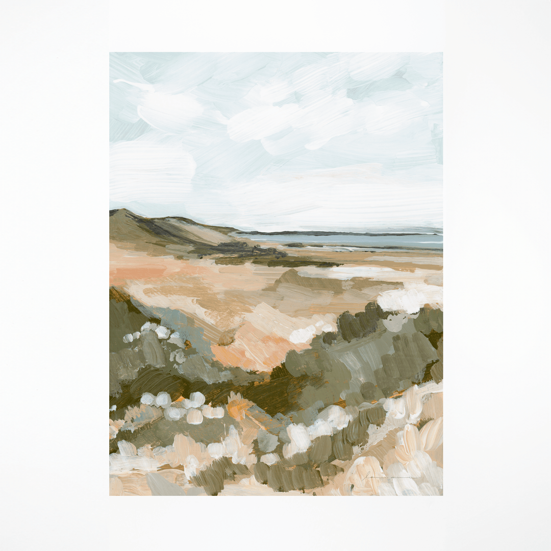 Sage Brush landscape painting print