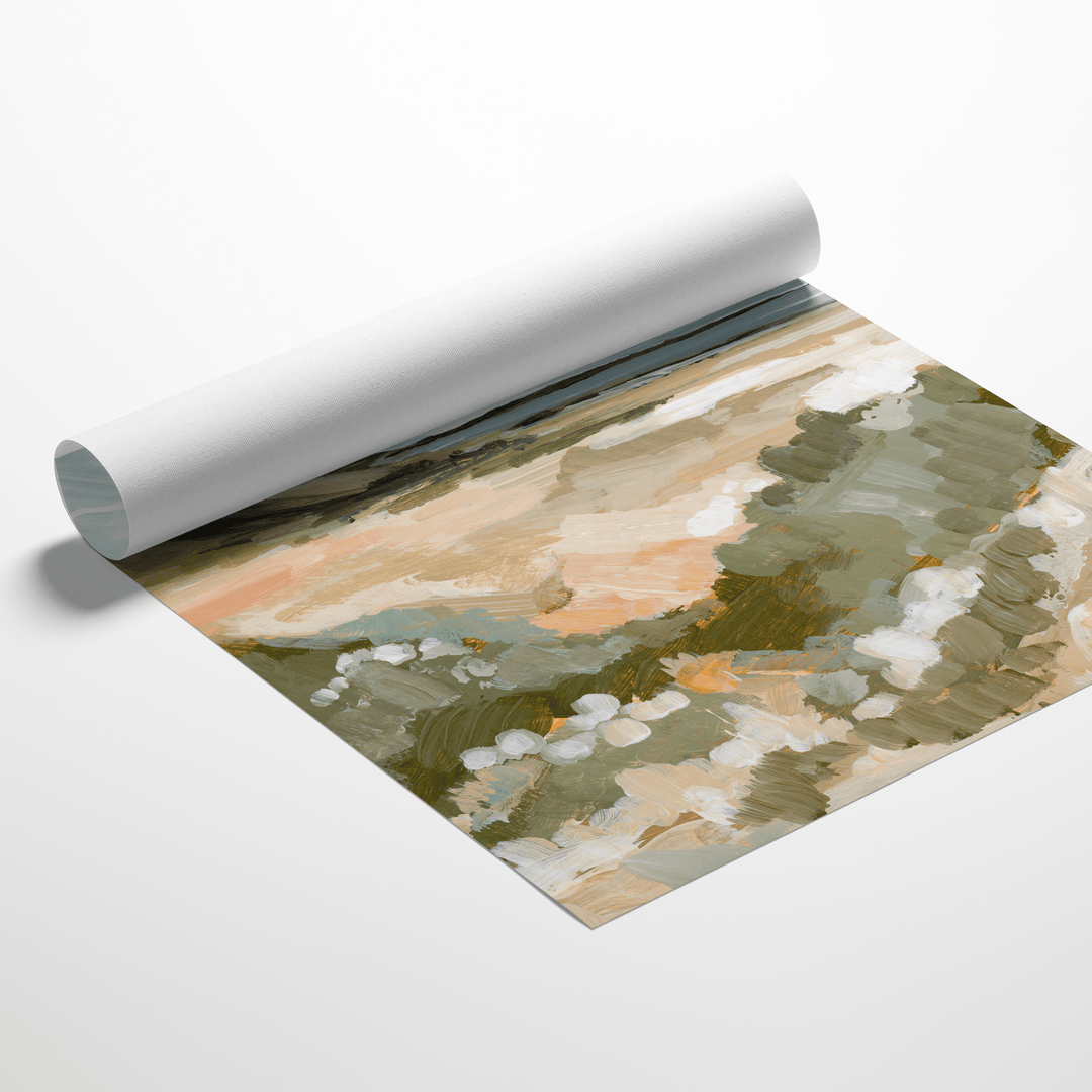 Sage Brush rolled canvas art print