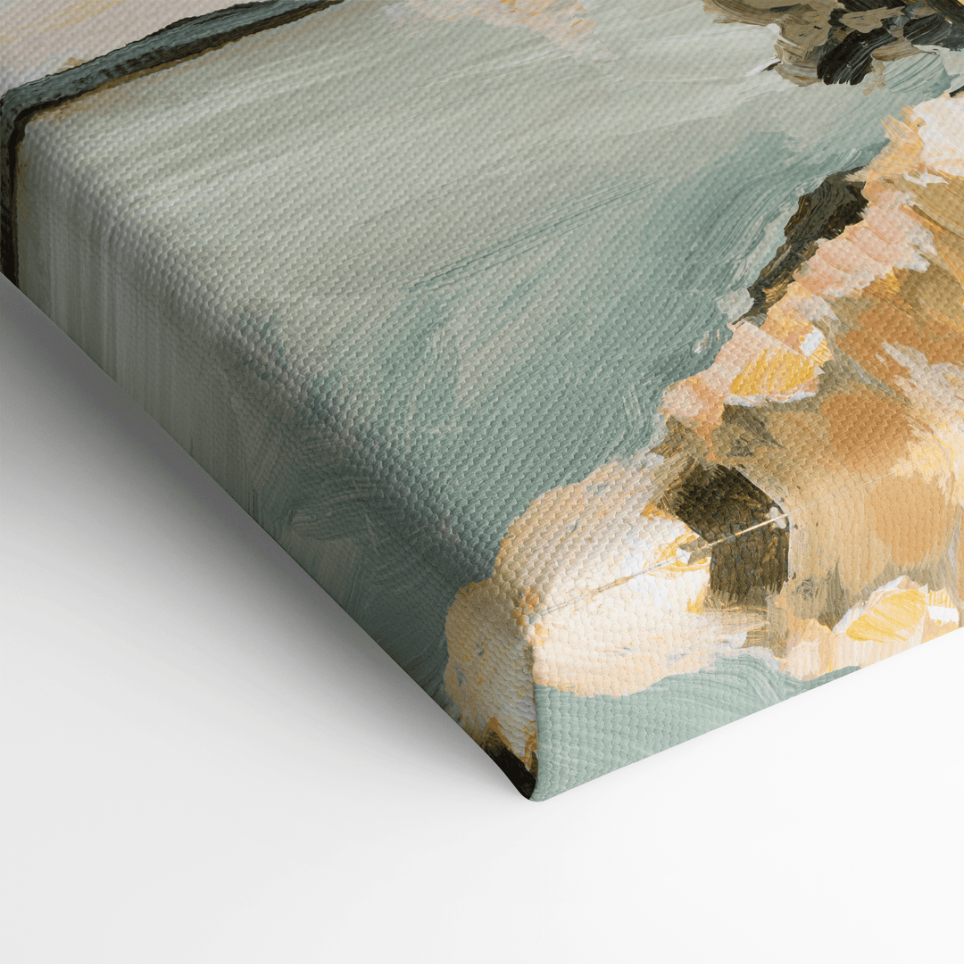 San Juan Island printed border art detail