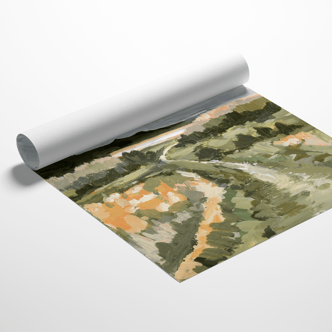 Sea Trail rolled canvas art print