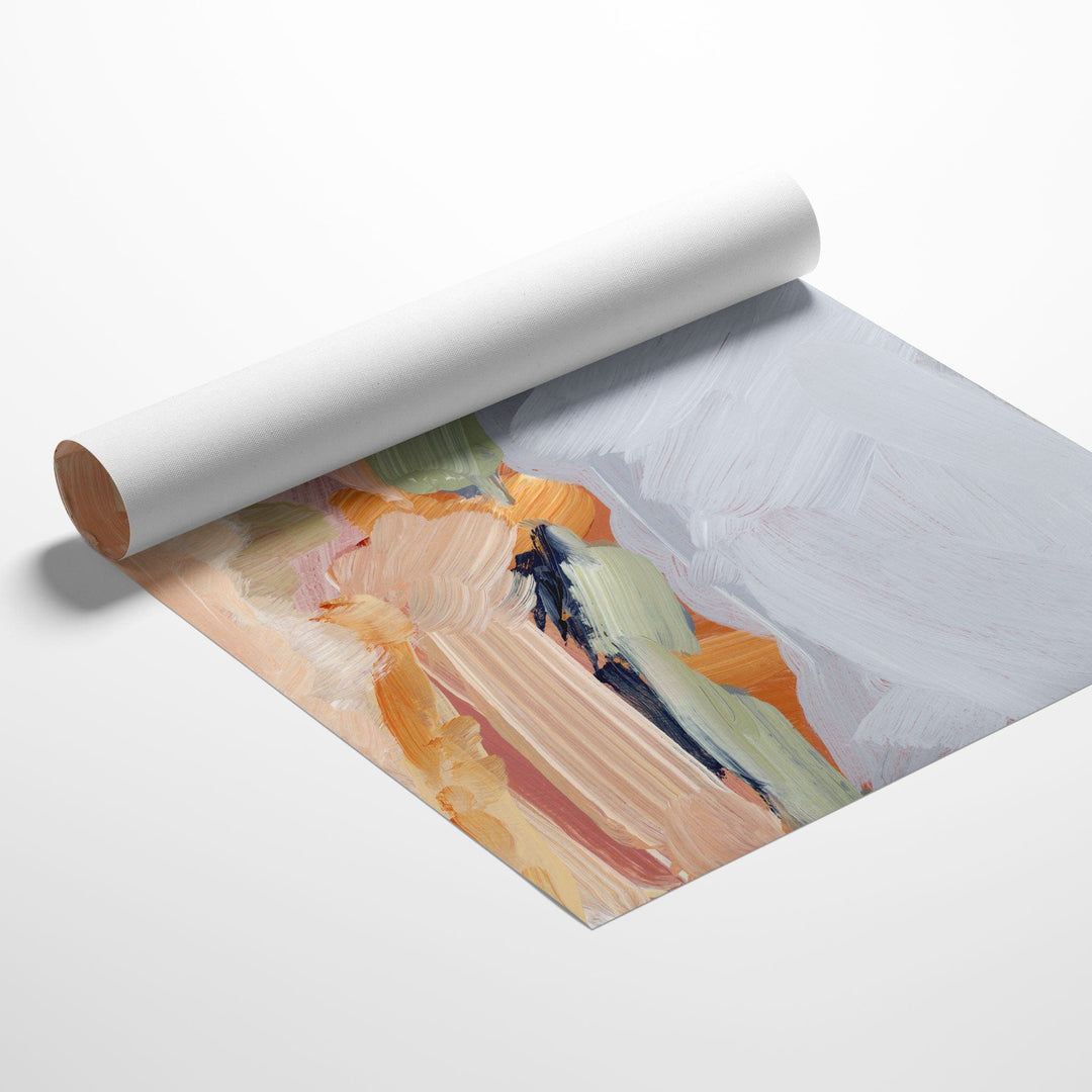 Summer Storm abstract rolled canvas art print