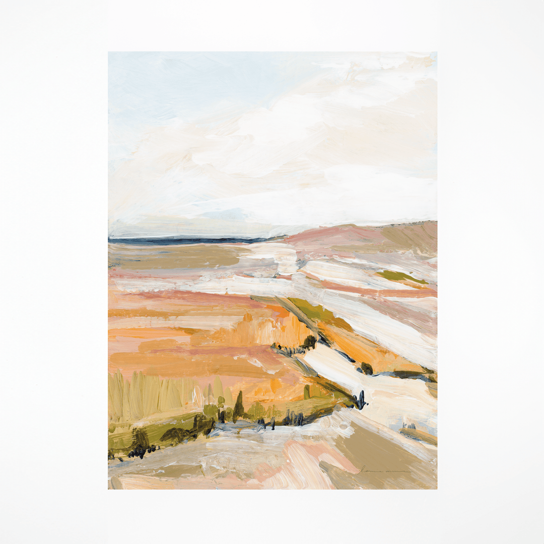 abstract landscape painting