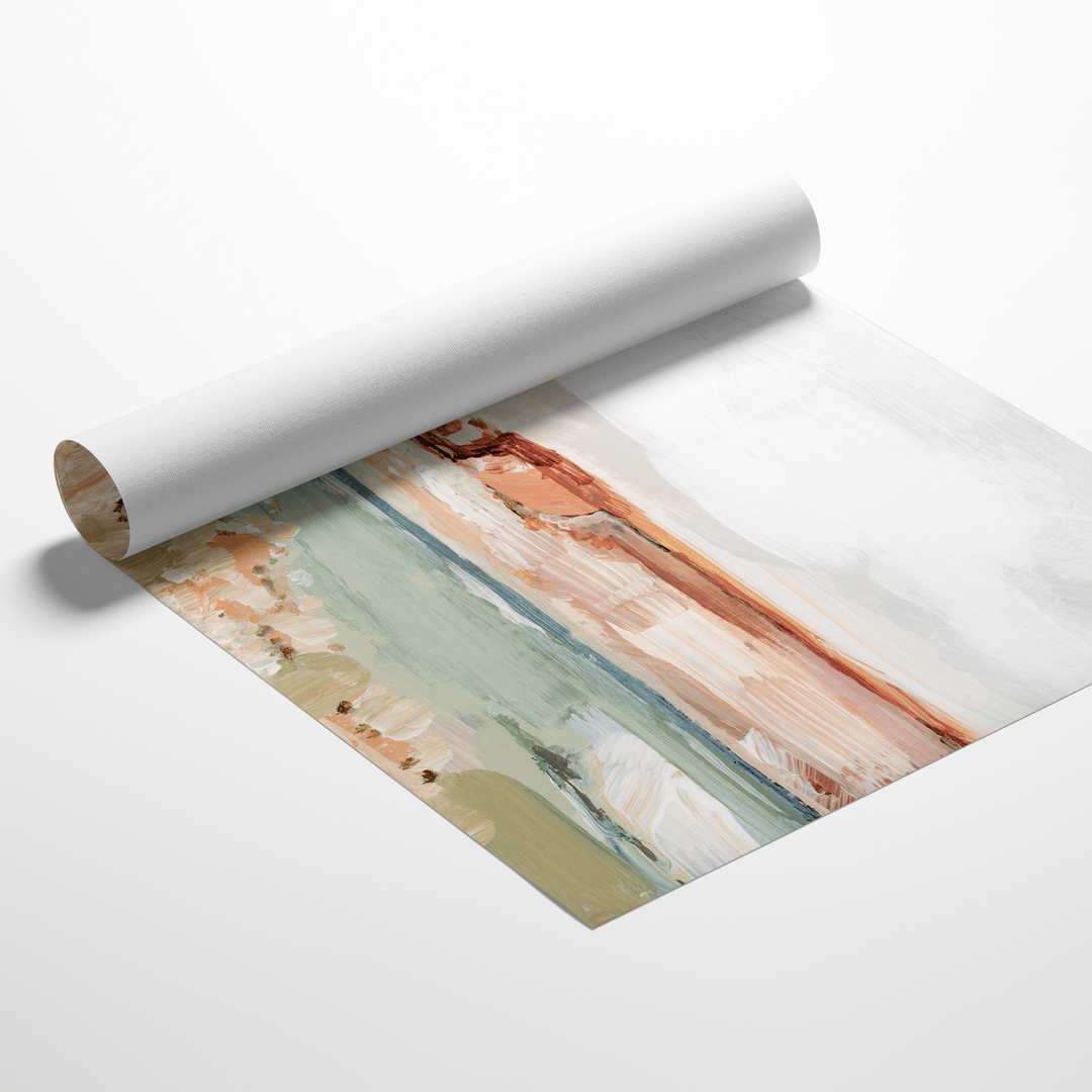 Vermillion Cliffs rolled canvas art print